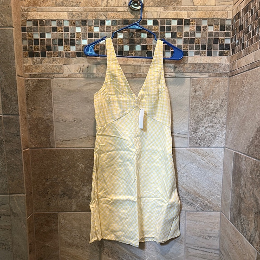 Abercrombie & Fitch Yellow Mini Dress